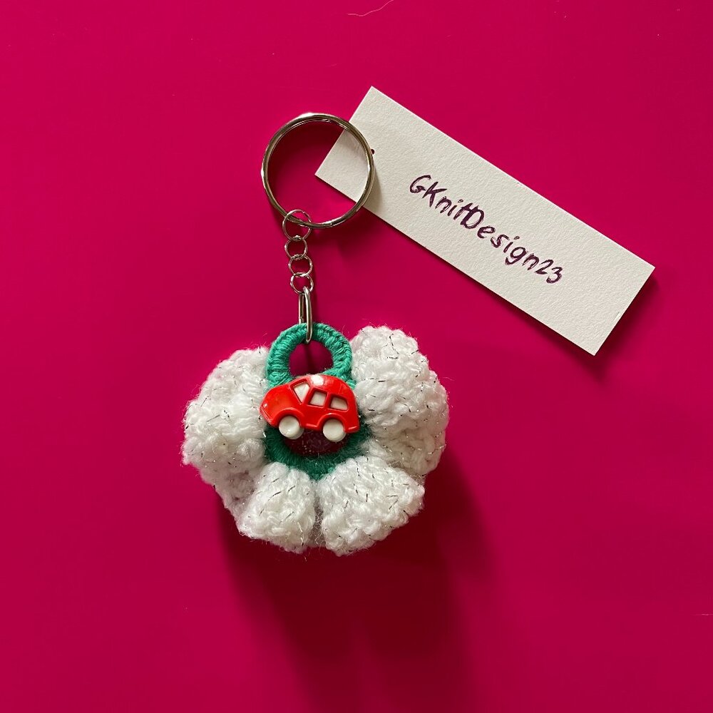 Handmade Keychain, Lightweight Charm, Christmas Charm Decor, Stocking Stuffer